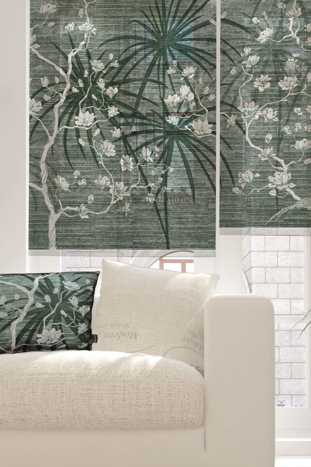 Green branched screen