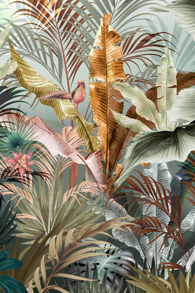 Golden leaves screen