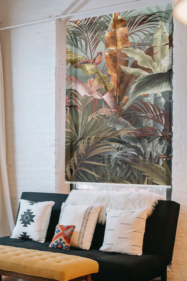 Golden leaves screen