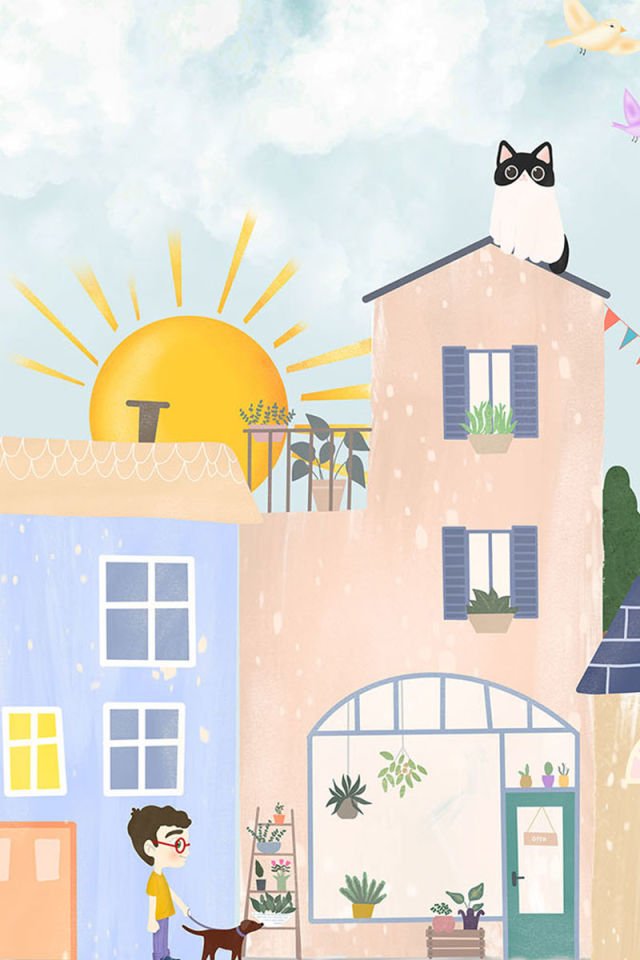 passeggiata colorata