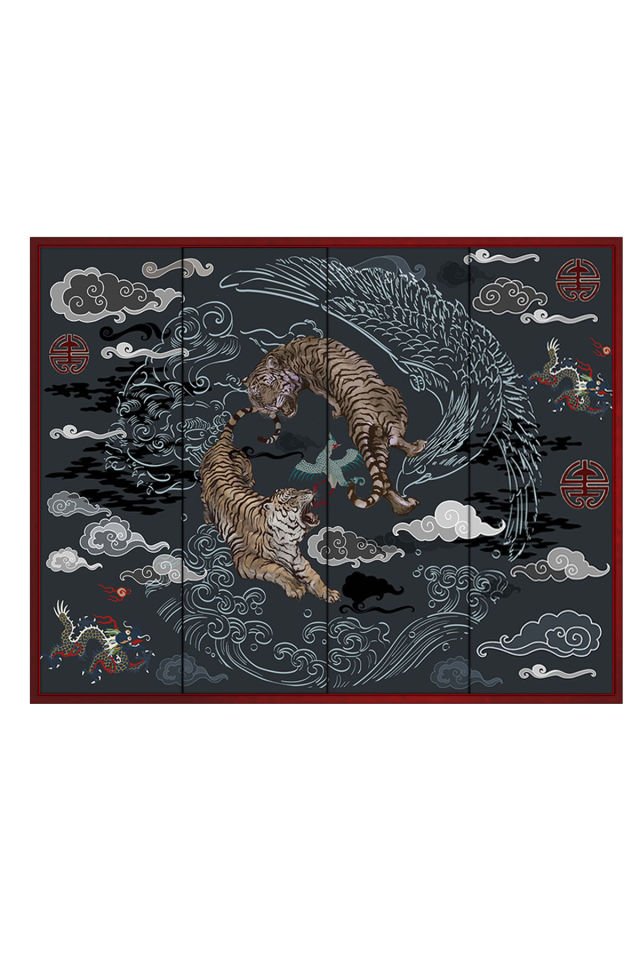 CHINESE WALL ART Aluminium - L