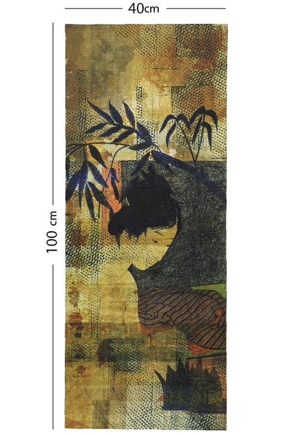 Contemplative wall panel Kumaş - S