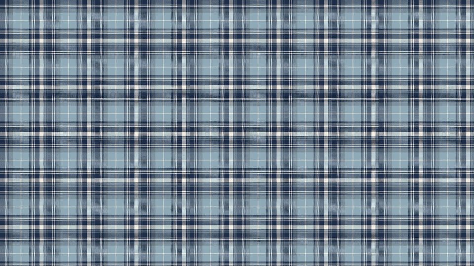 Blue plaid