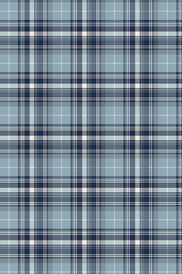 Blue plaid