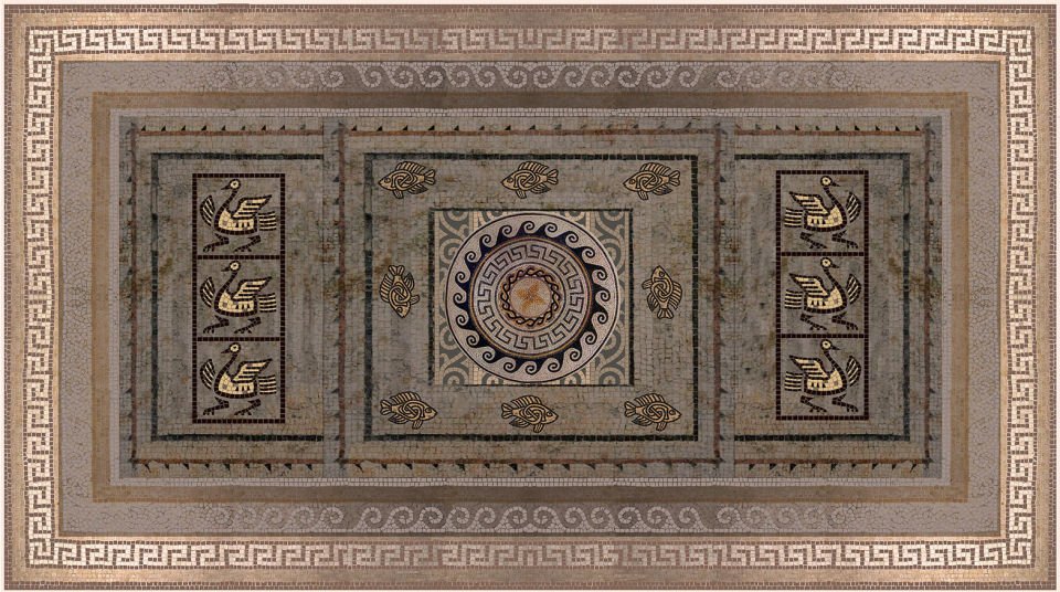 Golden mosaic
